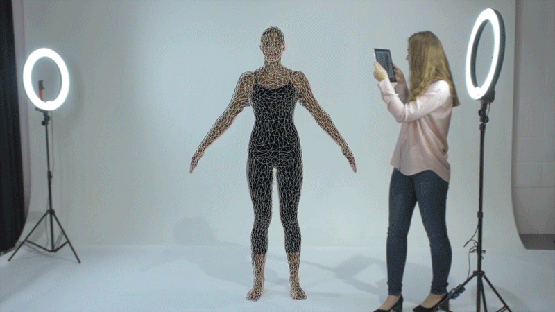 OBJ on top of live footage (Whole Body)